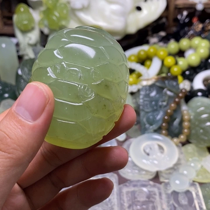 岫玉未镶嵌岫玉颈饰