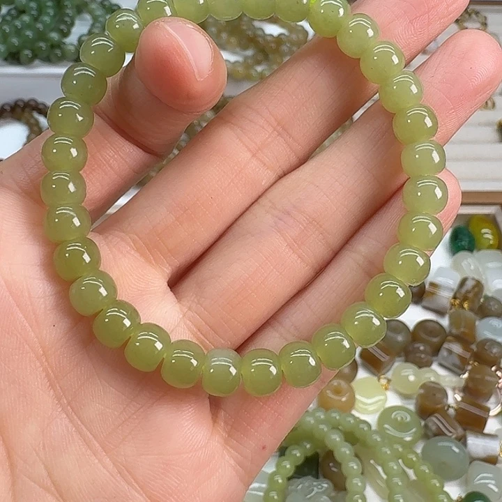 和田玉未镶嵌手链