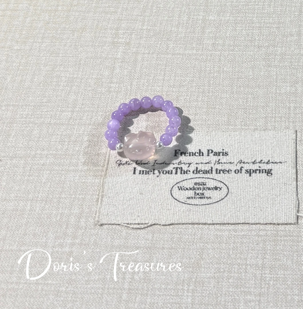 【薰衣草kitty】 戒指 精致气质 多样性发颜色微差