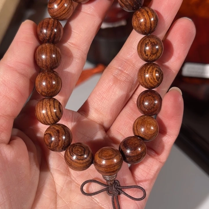 大叶黄花梨手串随机发货1.2