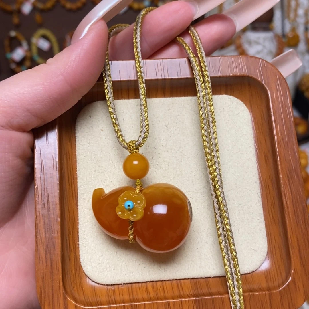 【闪购商品】蜜蜡颈饰未镶嵌项链