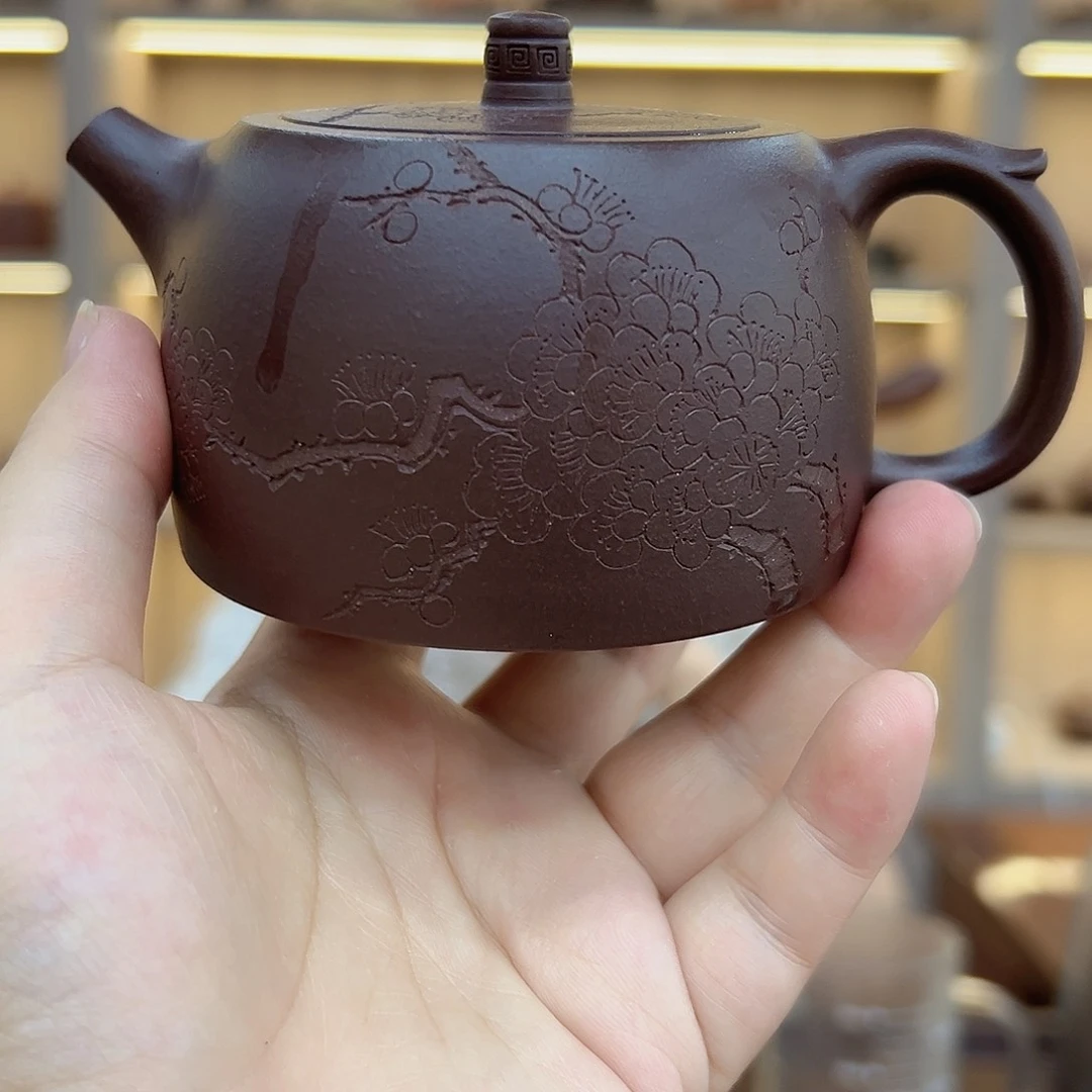 茶壶紫砂景韵鸿鹄紫泥井栏