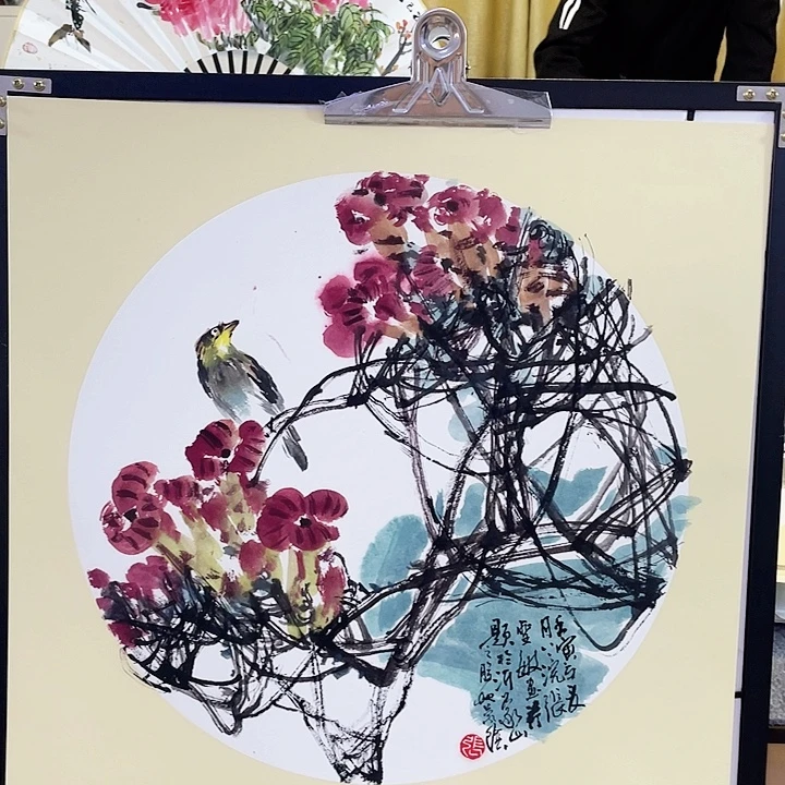 国画张圣敏先生纯手绘作品