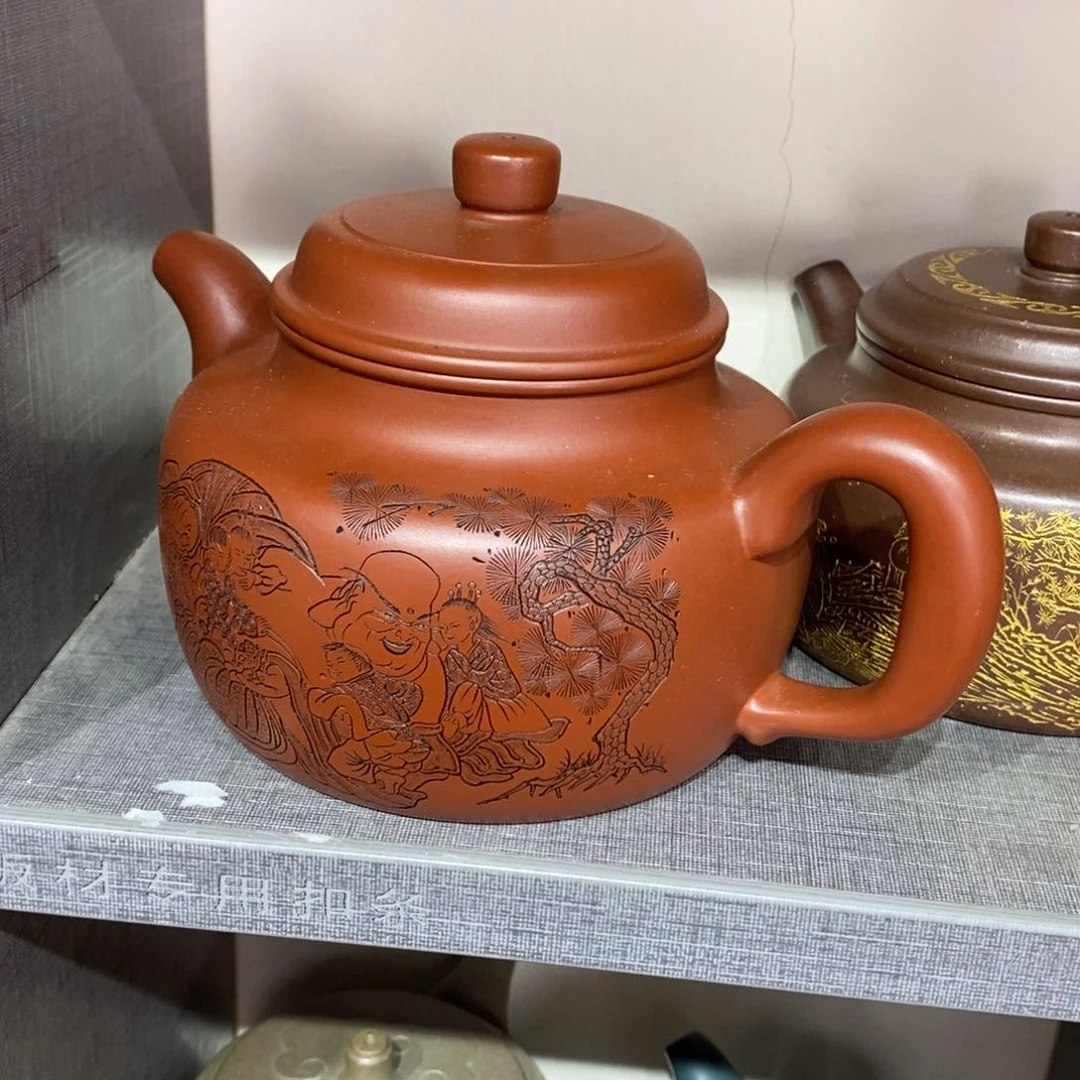 茶壶紫砂钱*生孤品处理价217