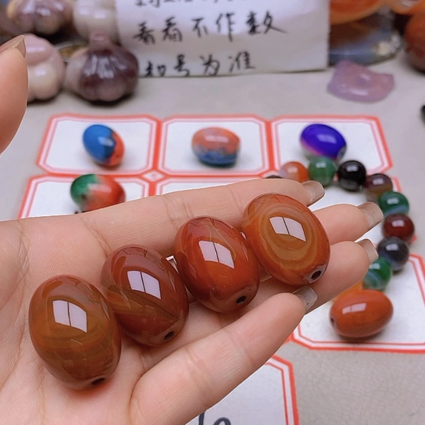 【闪购商品】未镶嵌玛瑙/玉髓珠宝半成品美**发