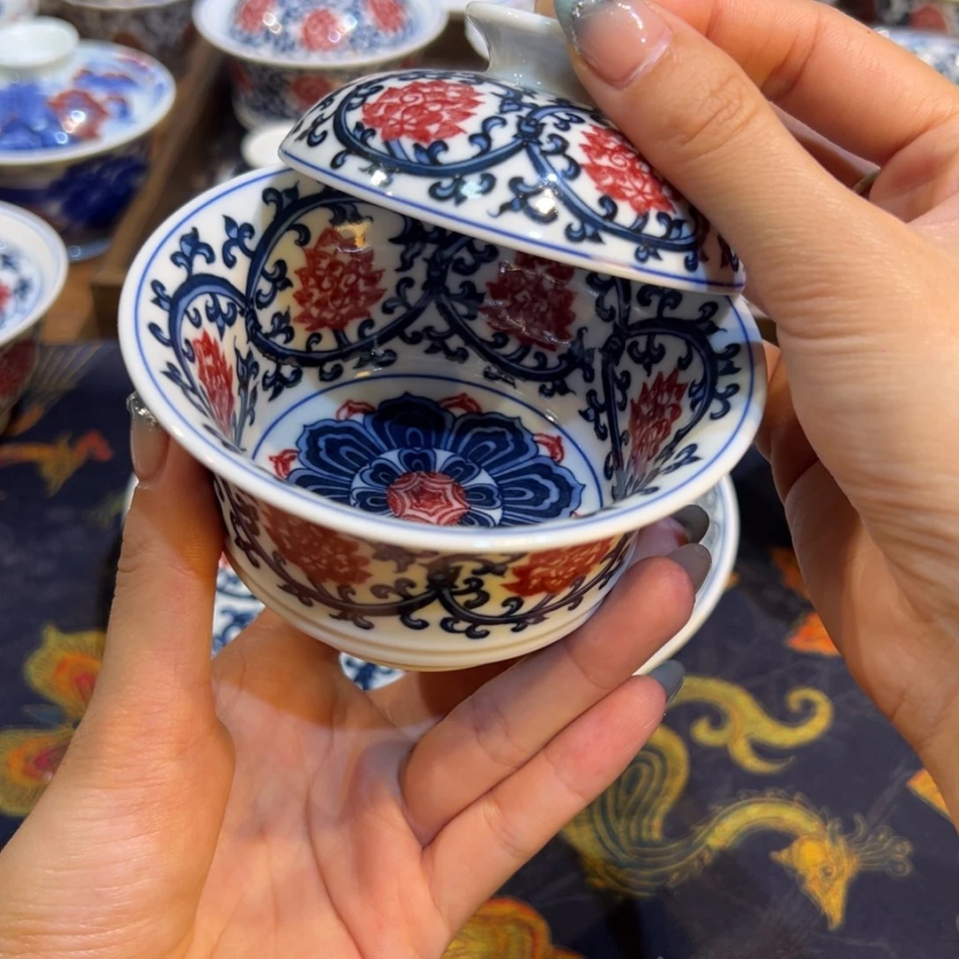 摆件陶瓷景德镇陶瓷茶器百宝箱