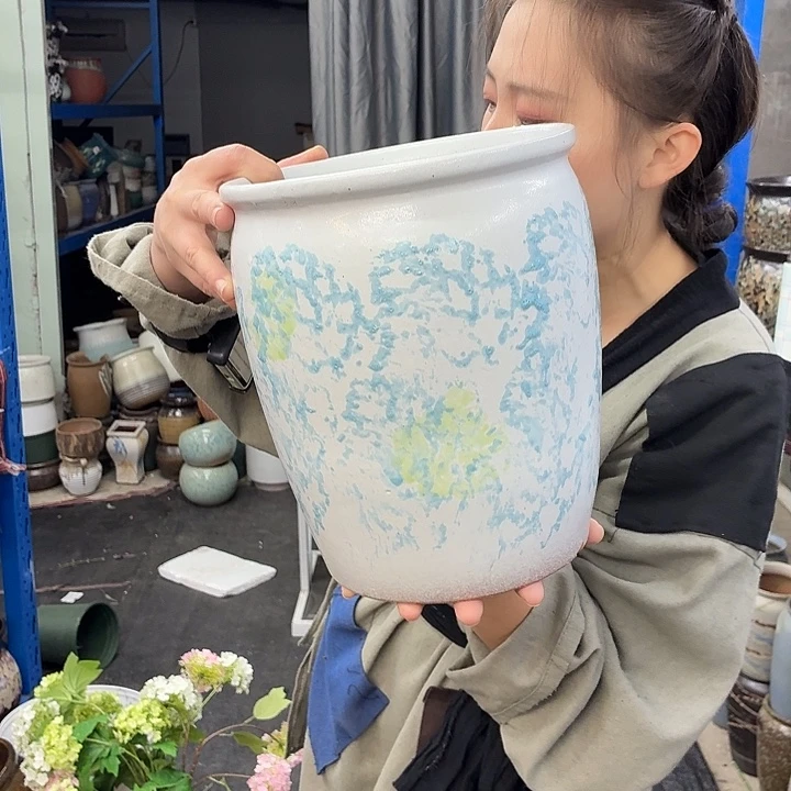 20×25 -粗陶花盆有孔