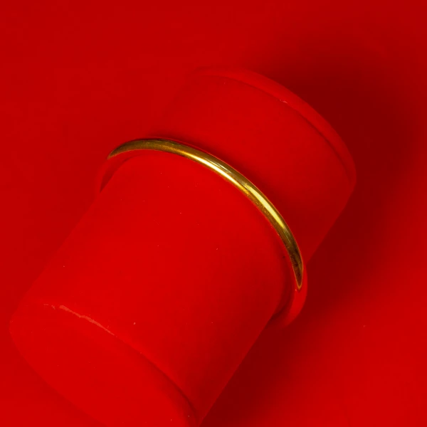 足银手镯 真金银古法素圈999手镯简约光面素圈 约1.42g+24.24g