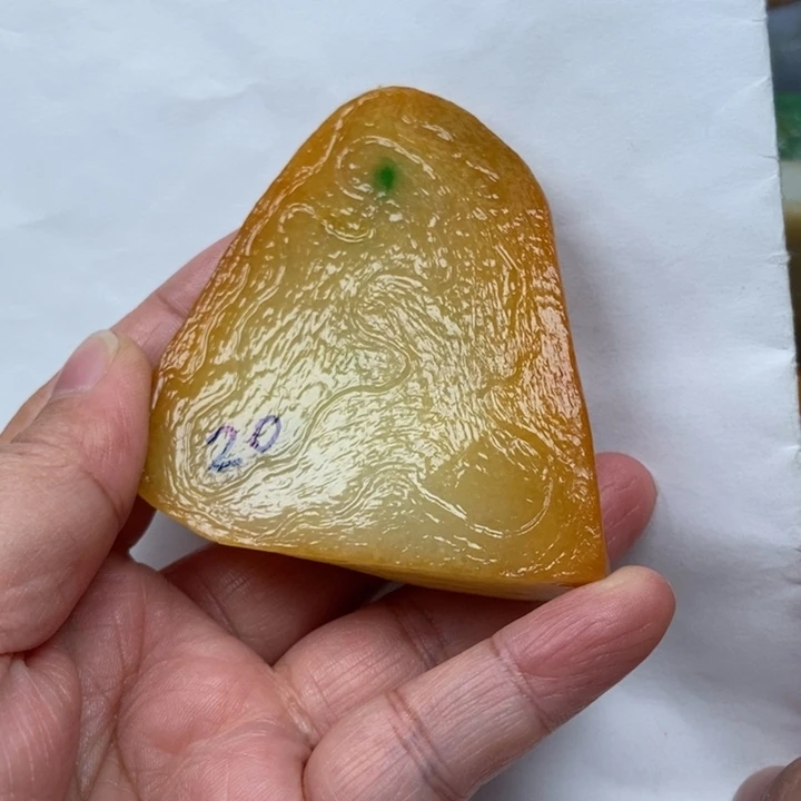 林***真翡翠未镶嵌挂件缅甸翡翠