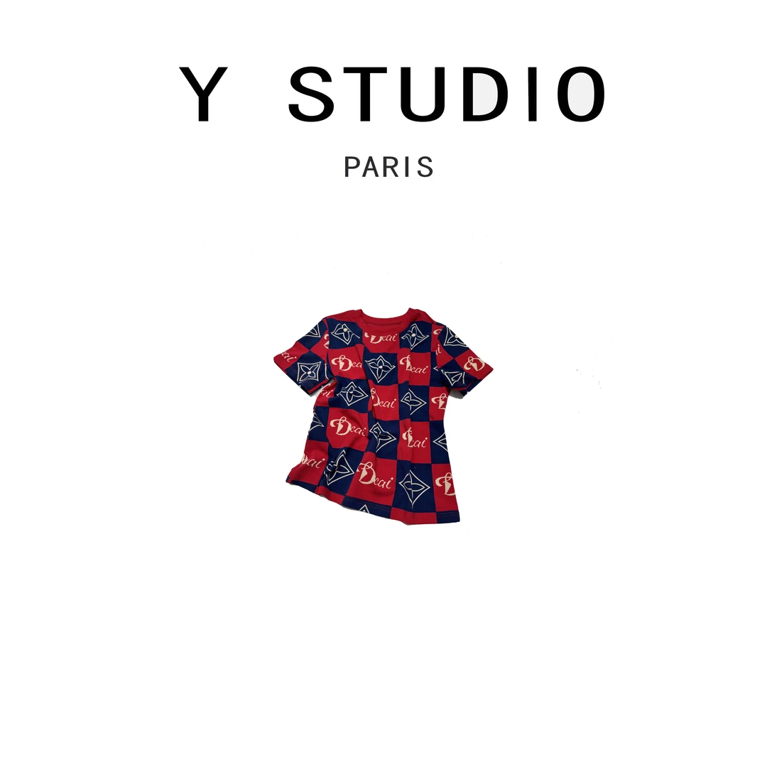 【大妮专属】【红色恋人】新款百搭圆领短袖T恤女BU2025T123