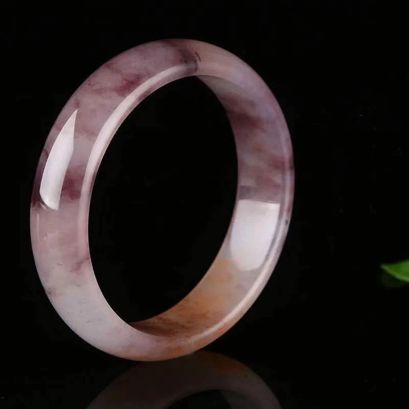 新疆紫罗兰金丝玉正圈女款玉镯温柔圈号可选精美多样性发货