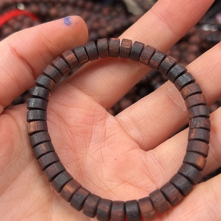 手串/手链降真香4×7片珠蜜结