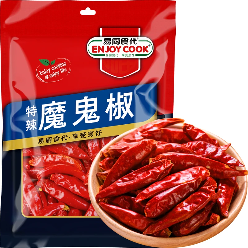 易厨食代魔鬼椒 家用厨房炒菜红辣椒四川高辣红辣椒调味料袋装50g