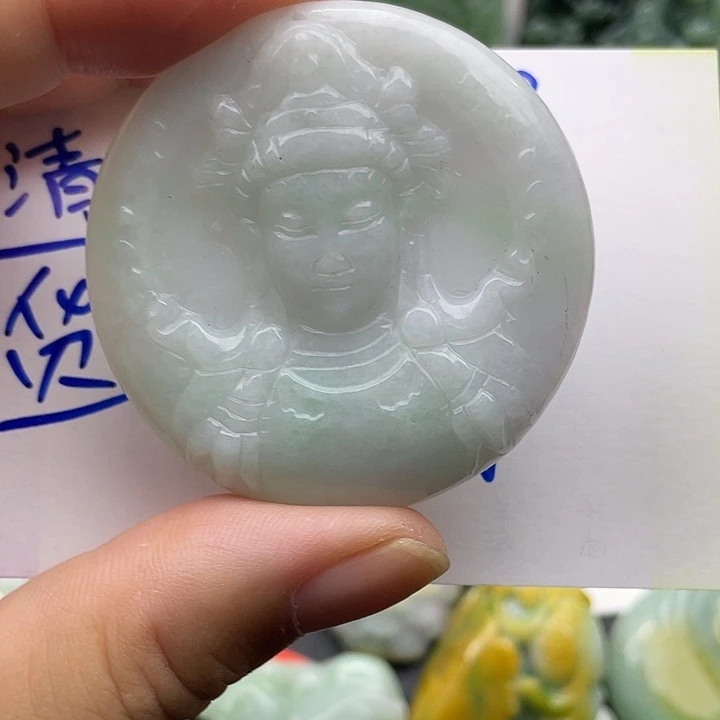 翡翠未镶嵌颈饰天然翡翠