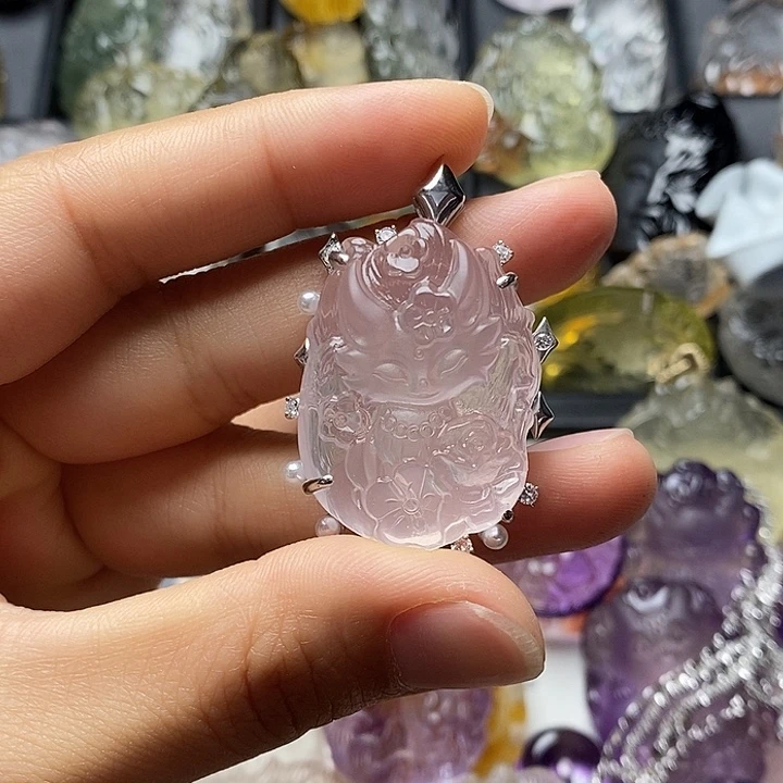 ****未镶嵌颈饰水晶水晶吊坠
