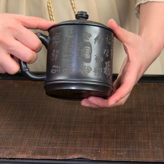 段泥茶杯高货放漏