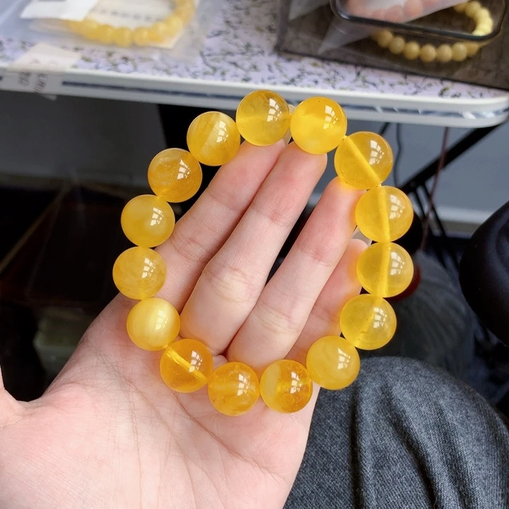 琥珀未镶嵌珠宝奇石14.5