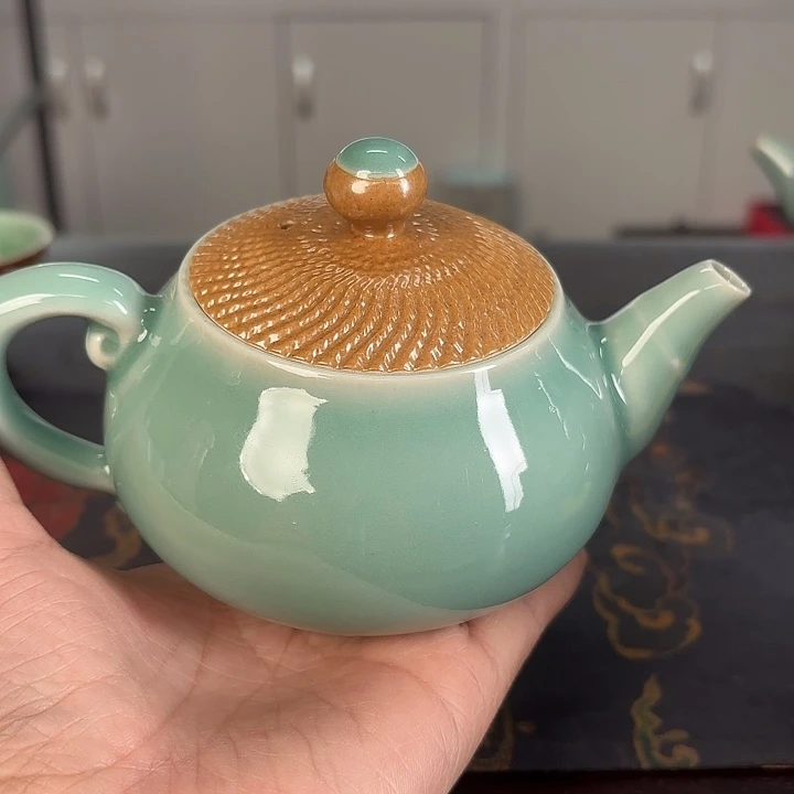 龙泉云间青瓷小米茶器