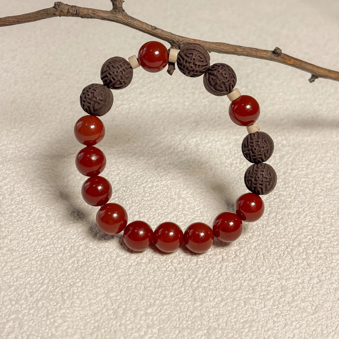 【迎时】玫瑰畅情姜早药香手作中药手串