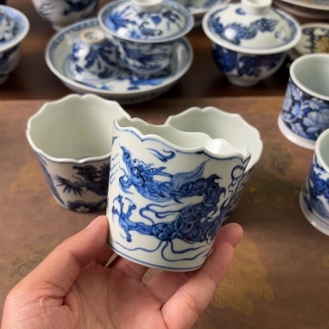 摆件陶瓷景德镇手绘茶器