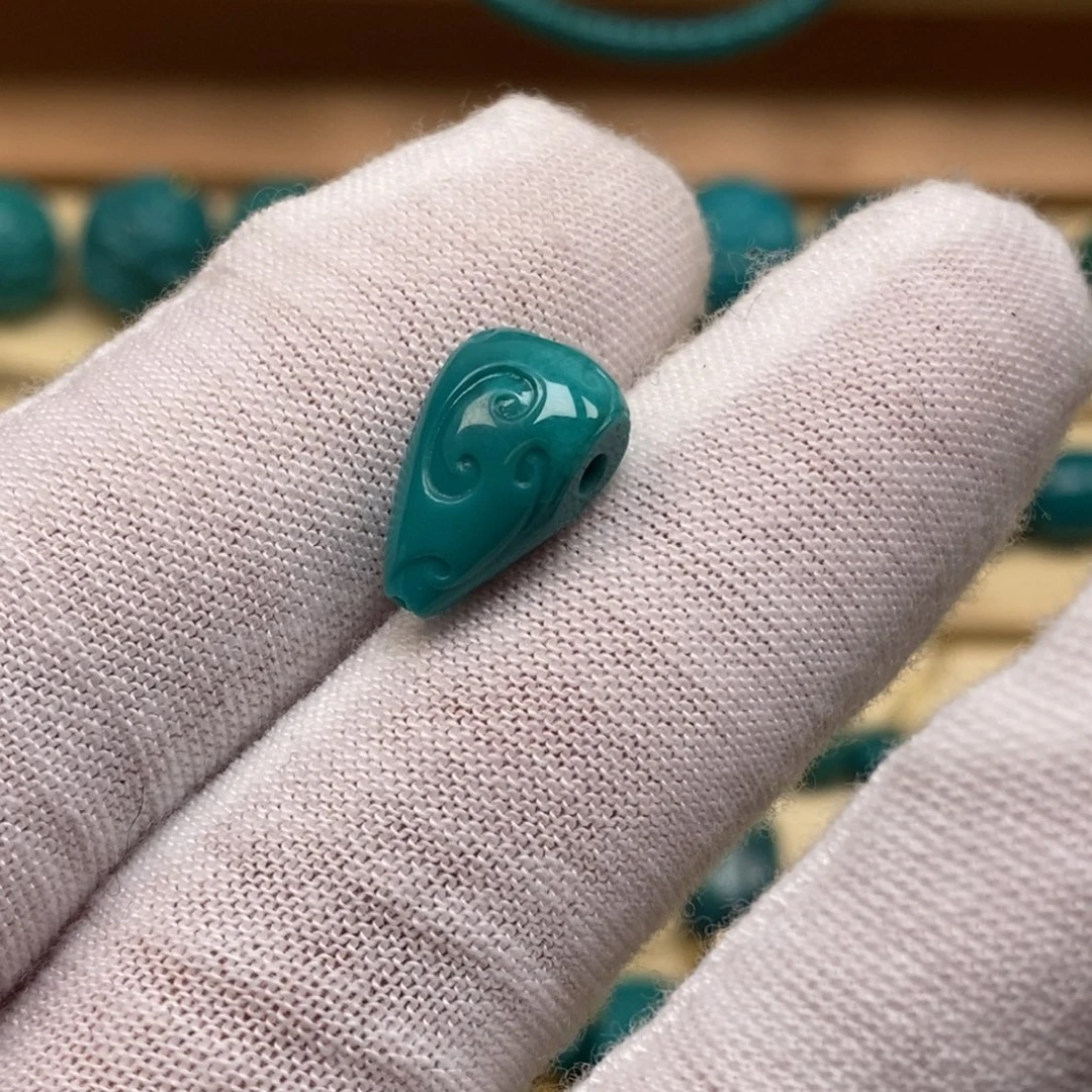 绿松石未镶嵌珠宝奇石8.7mm