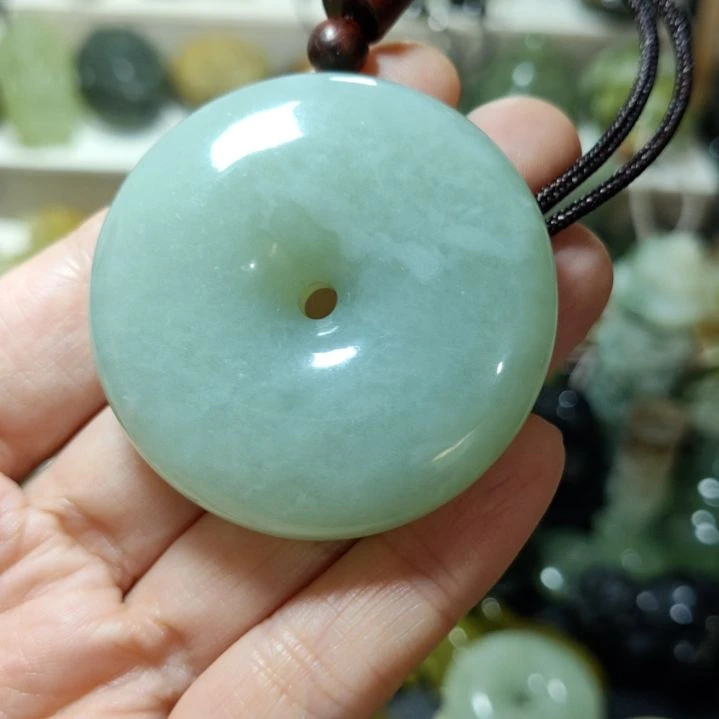 岫玉平安扣未镶嵌