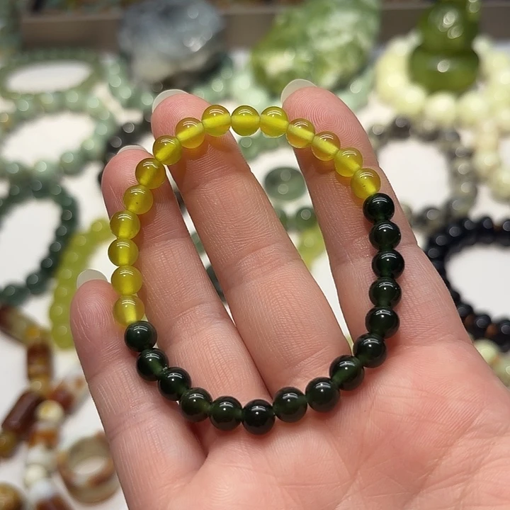 蛇纹石玉未镶嵌手串