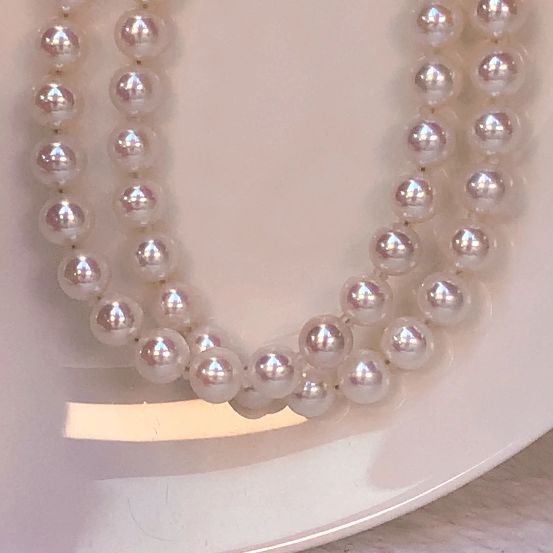 ****奕淡水珍珠银S925镶嵌颈饰