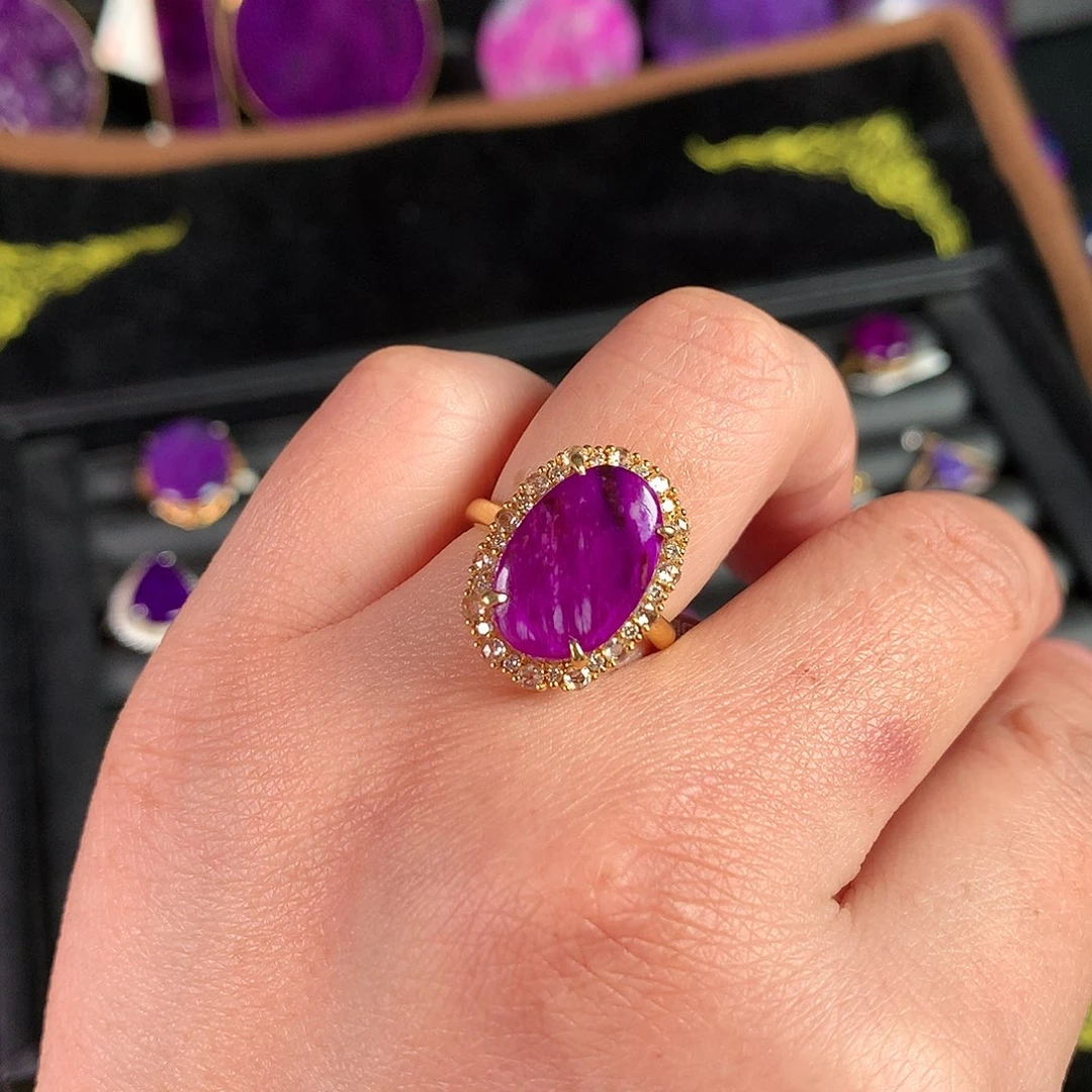 苏纪石（舒俱来）未镶嵌戒指