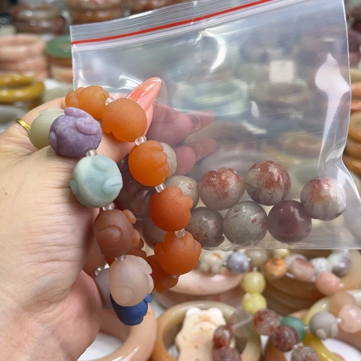 石英质玉串未镶嵌皮****飞