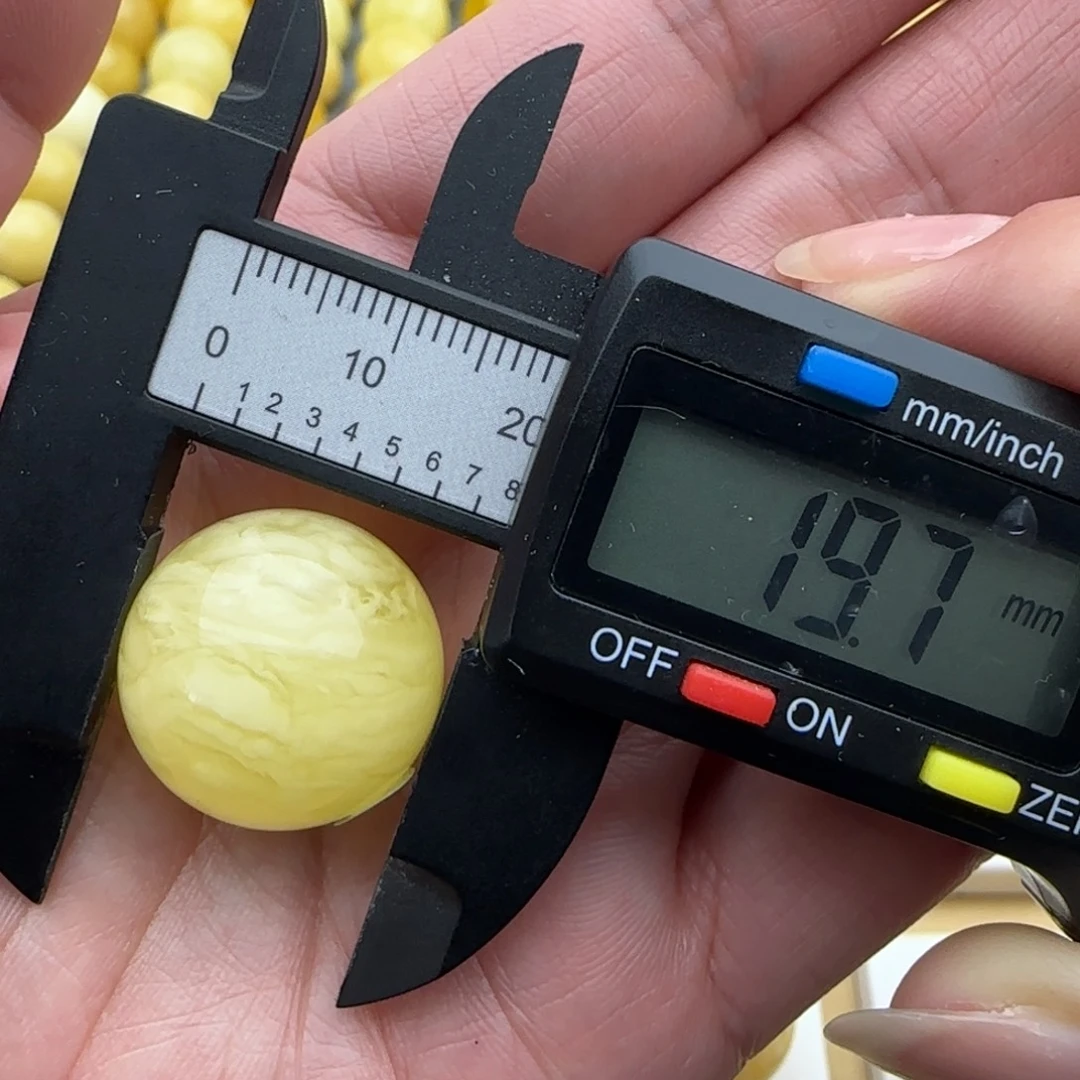 蜜蜡未镶嵌裸石虎皮千层妖花珠子