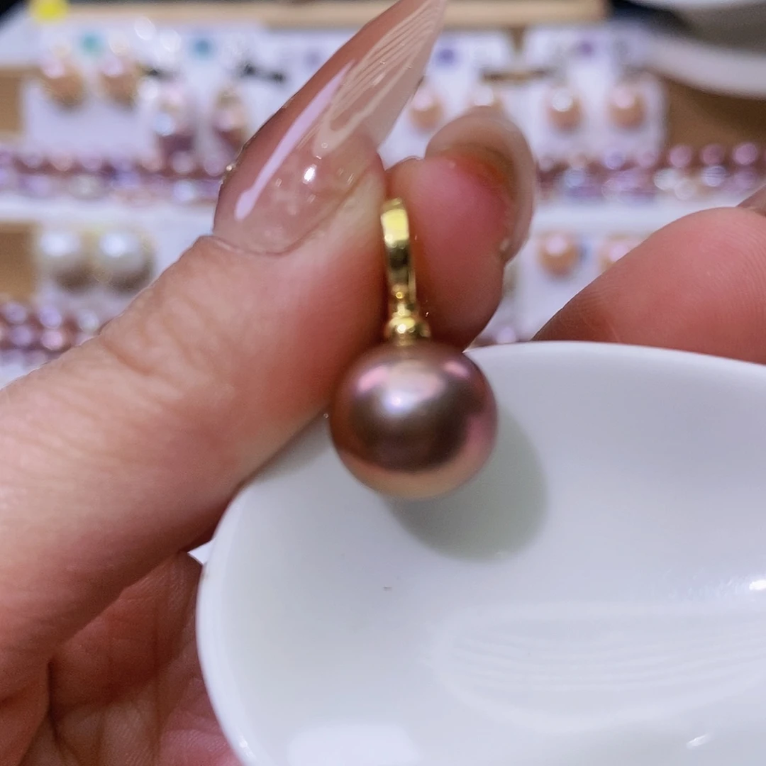 淡水珍珠颈饰银S925镶嵌