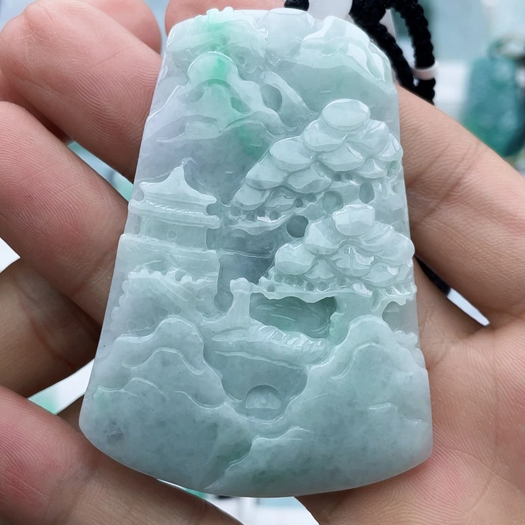 颈饰未镶嵌翡翠翡翠