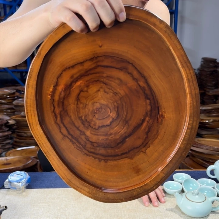香樟木茶盘实木33.5*29