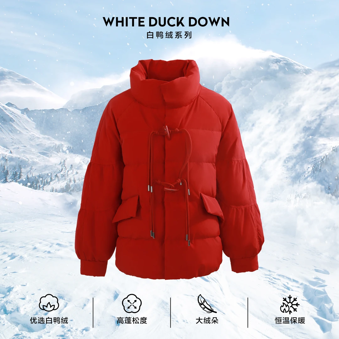 【小依专享】 Y135050 冬季保暖白鸭绒羽绒服-5050