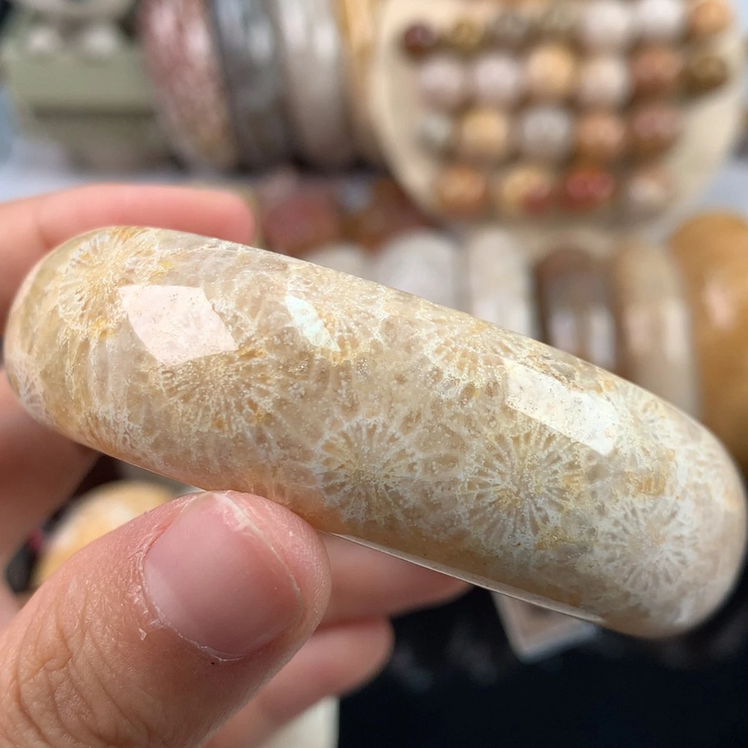 【闪购商品】硅化珊瑚（珊瑚玉）手镯未镶嵌福利手镯59.4（11号）