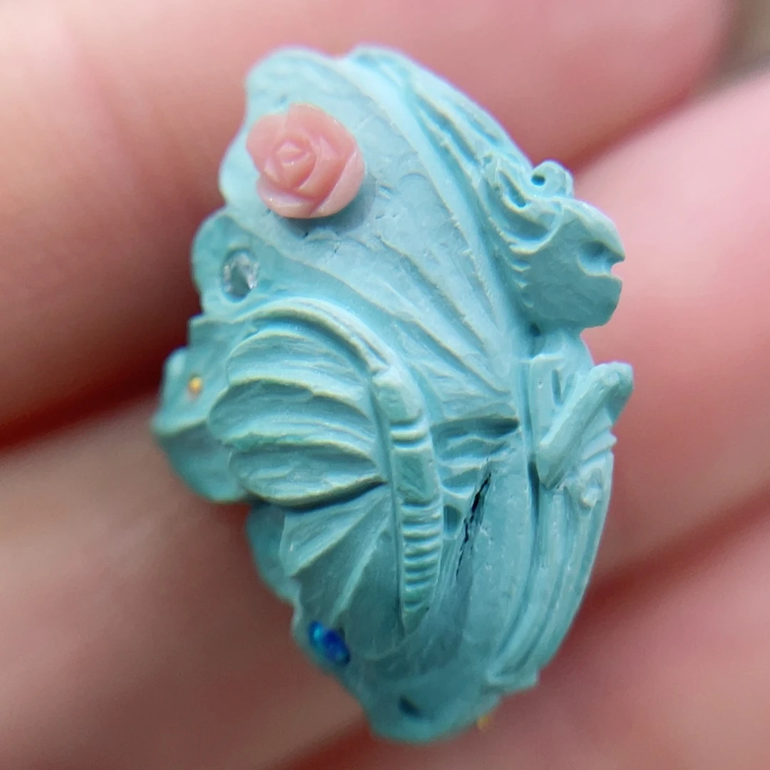 绿松石未镶嵌珠宝奇石