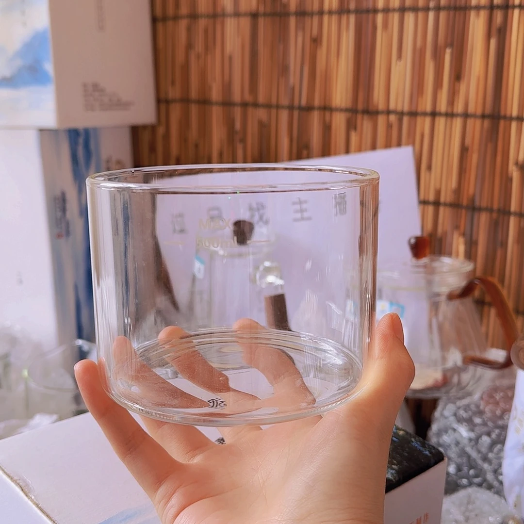 高硼硅玻璃茶水分离瑕疵圆筒