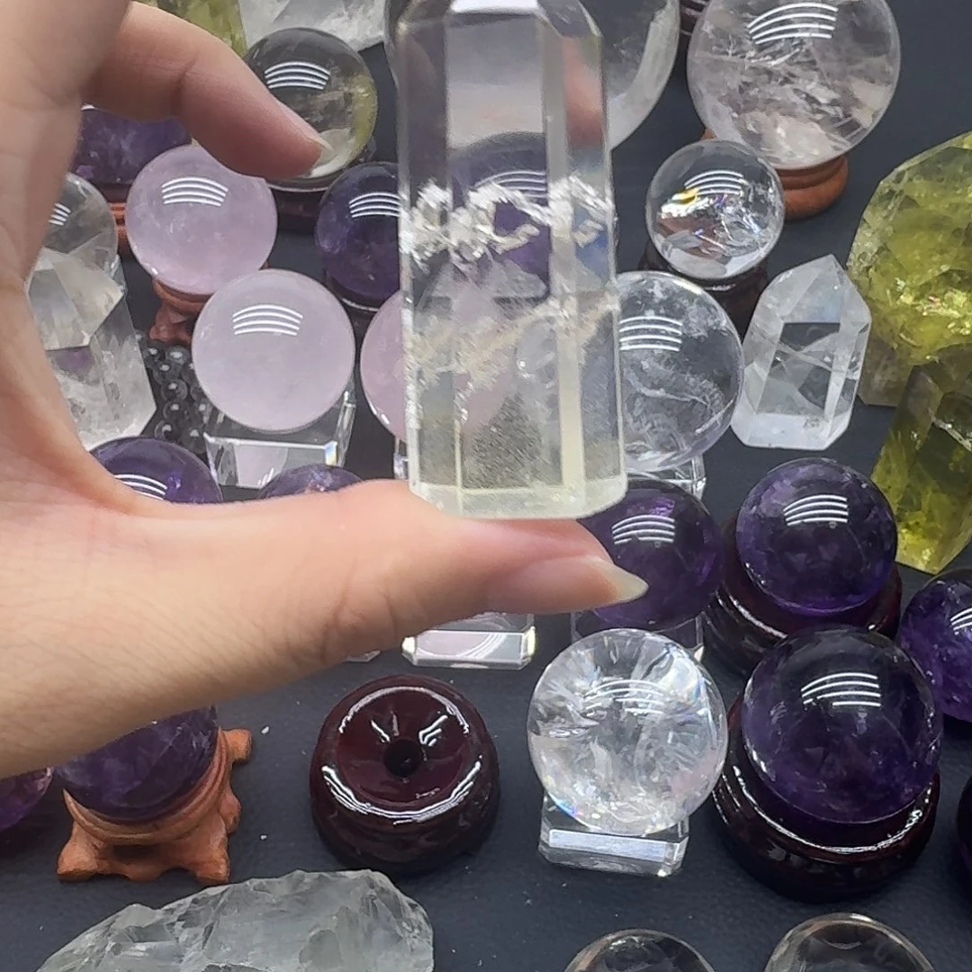 水晶珠宝半成品银S925镶嵌