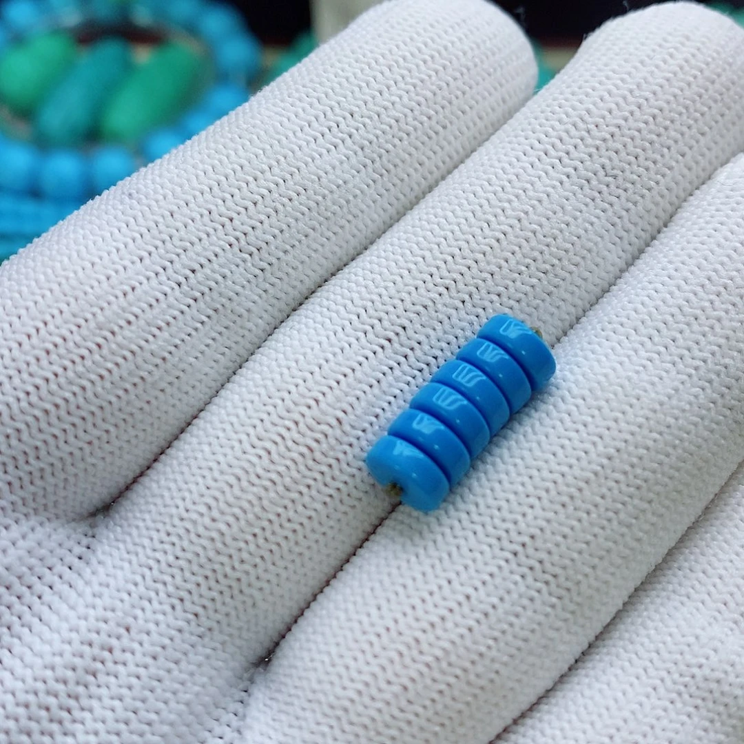 卡6mm➕2mm高瓷蓝一组6个