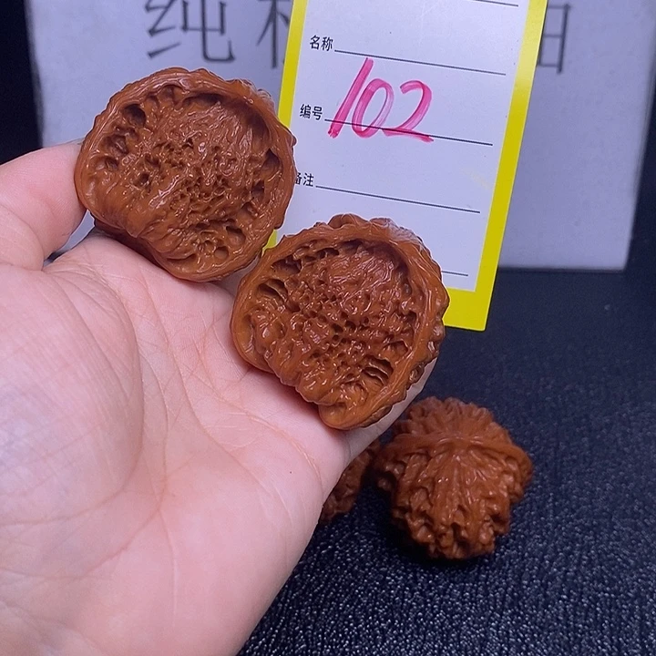 把件文玩核桃102/40蛇头