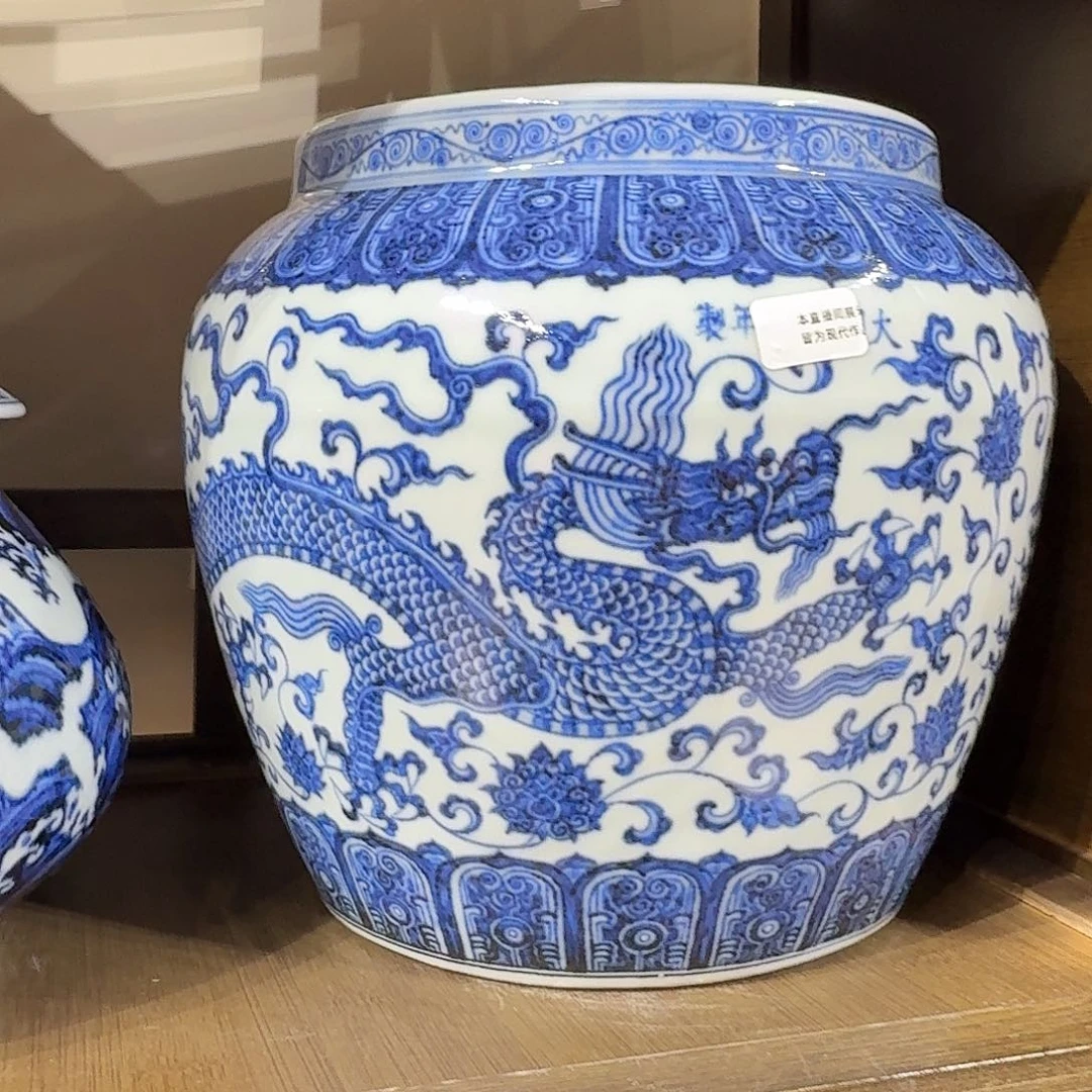 摆件宇泽堂龙凤穿花大缸