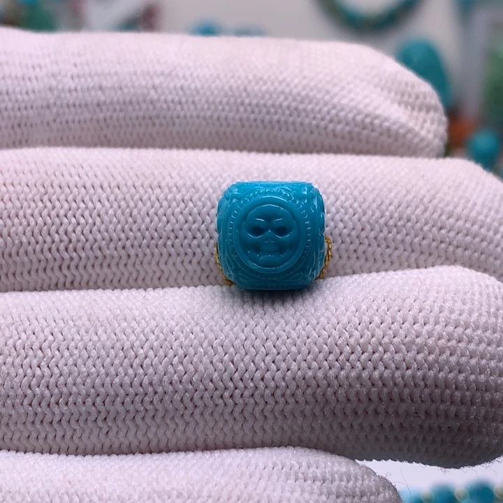 绿松石未镶嵌珠宝奇石10mm