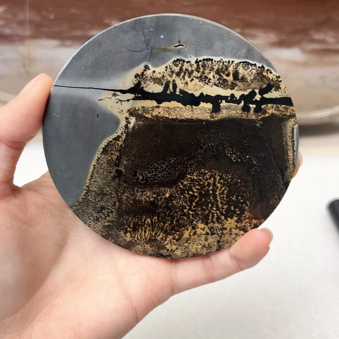 石材广西天然国画石