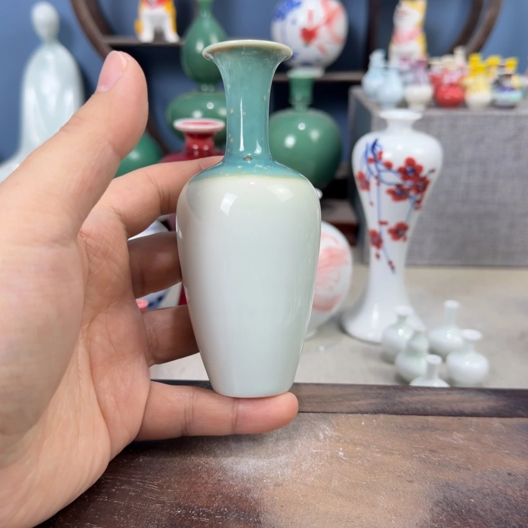 陶瓷手工小花器摆件