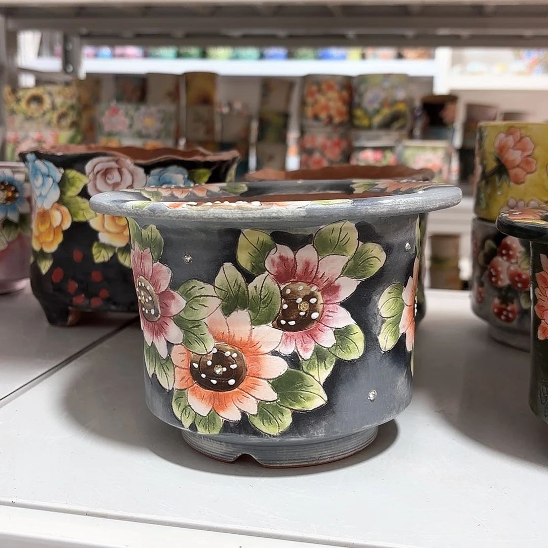 紫砂花盆手工花盆默认微瑕13/12