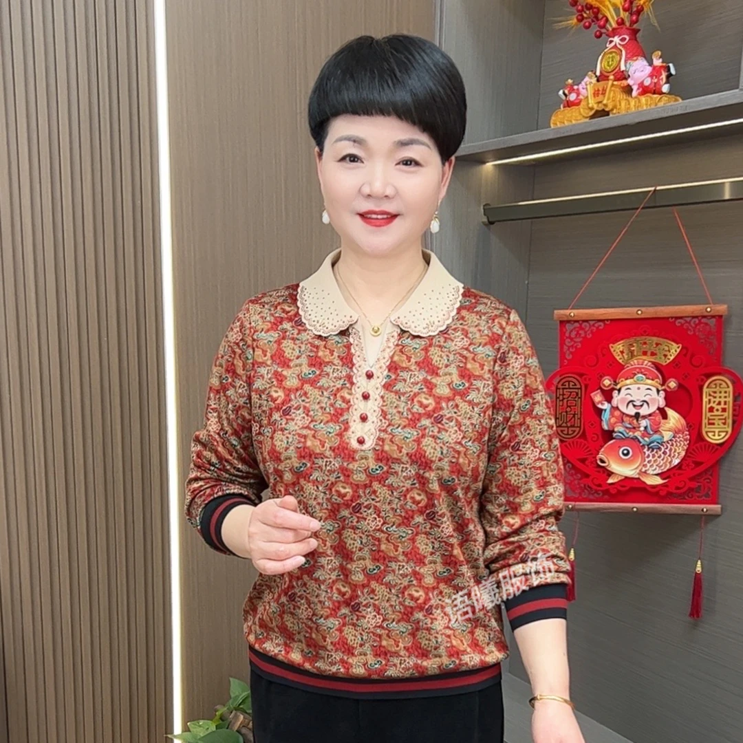 2025早春新款时尚洋气休闲百搭薄款翻领长袖上衣F6809