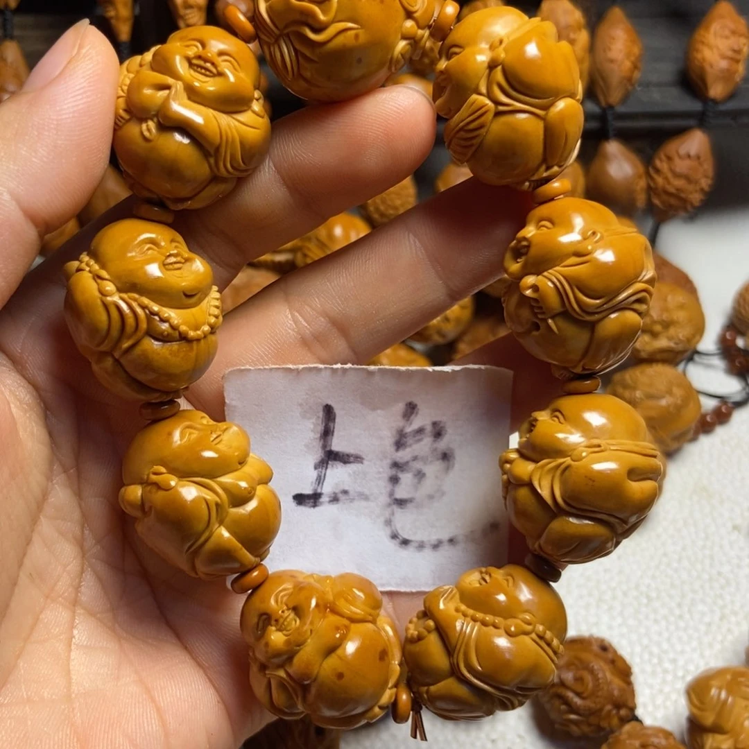 【闪购商品】手串/手链橄榄核涛*八大弥勒上色