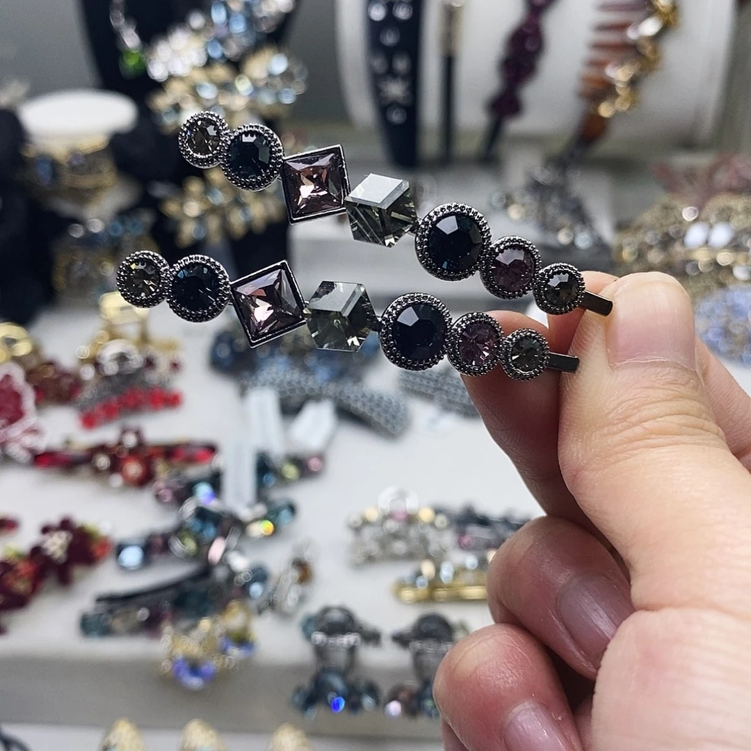 仿水晶合金一字夹