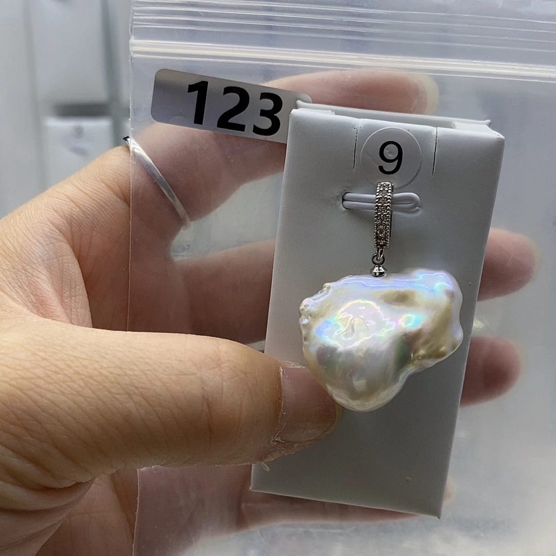 合金耳饰淡水珍珠